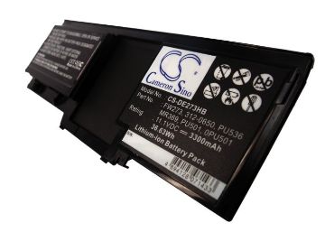 Battery Replacement Dell 0PU501 312-0650 451-10498 FW273 MR369 PU501 PU536 for Latitude XT XT2 - 1