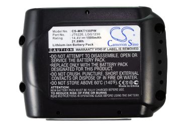 Replacement Battery for Makita BL1415 BL1415N BBO140 BBO180 - 1