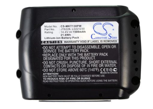 Replacement Battery for Makita BL1415 BL1415N BBO140 BBO180 - 1