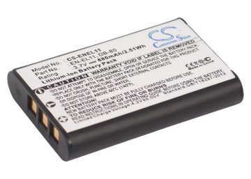 Pentax D-Li78 Battery Replacement for Optio M50 & S1 - 1
