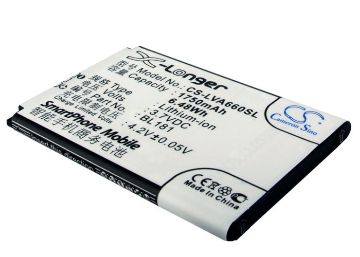 Replacement Battery Lenovo BL181 for A66T - 1