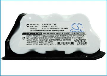 Battery Replacement Euro Pro EU-36075 X9725 X9730 XB-617 XBP617 for Shark UV617 UV647 - 1