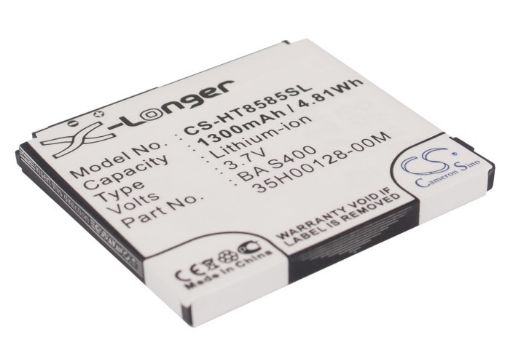 Dopod 35H00128-00M BA S400 BB81100 Battery Replacement for HD2 T8588 - 1