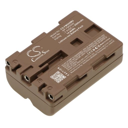 Battery Replacement Sony NP-FM500H for alpha DSLR-A100 - 1