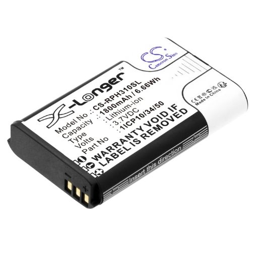 Rotronic 1ICP10/34/50 Battery Replacement for HygroPalm HP31 HP32 - 1