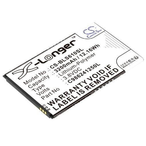 Battery Replacement Blu C986241250L for A190P Advance A6 - 1