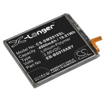 Samsung EB-BS918ABY GH82-30459A Battery Replacement for Galaxy S23 Ultra 5G - 1