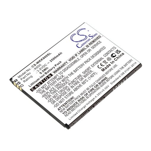 Battery Replacement Wiko K600 Tommy 3 - 1