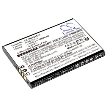 Battery Replacement Nuu NUBS2801 for Mobile F4L 4G LTE S2801L - 1