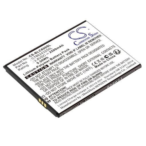 Battery Replacement Blu C766243250L for C0090P C6 - 1