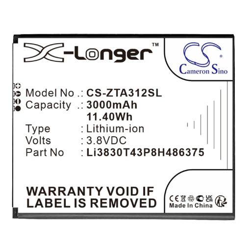 ZTE Li3830T43P8H486375 Battery Replacement for Blade A31 2021 - 1
