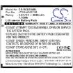 Battery Replacement Cricket LT25H426271W for Debut U319AA - 3