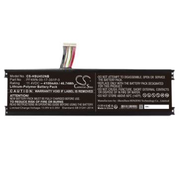 Hasee PF4WN-00-13-3S1P-0 Battery Replacement for HPFS01 Kingbook U43S1 - 1