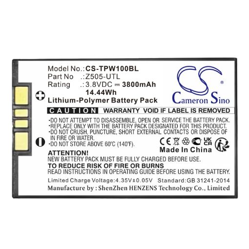 Topwise Z505-UTL Battery Replacement for T1 - 1