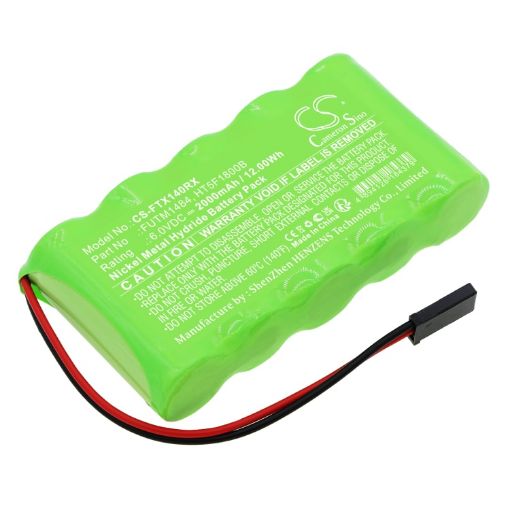 Futaba FUTM1484 HT5F1800B Battery Replacement for 10J & 14SG Transmitters - 1