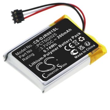 DJI PCT502025 Battery Replacement for MIC Receiver RX - 1