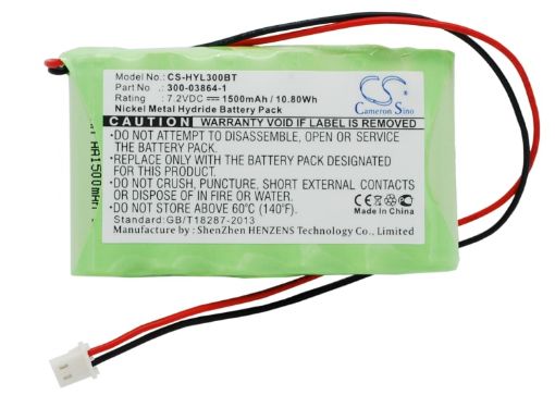 Bentel BW-B72K Battery Replacement for BW64 - 1