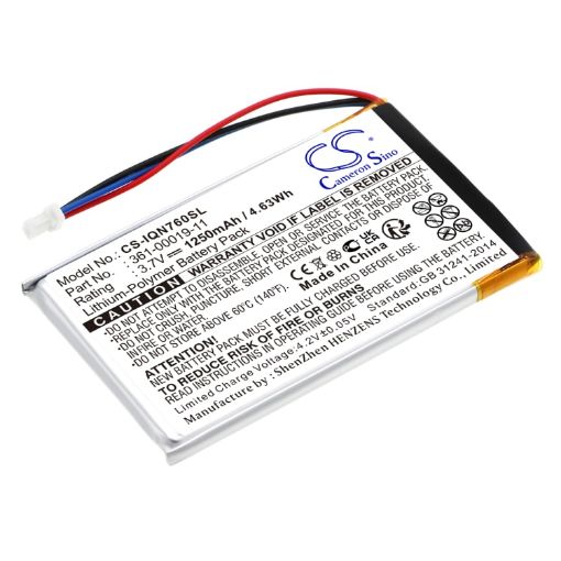 Garmin 361-00019-11 Battery Replacement for Nuvi 3590 - 1