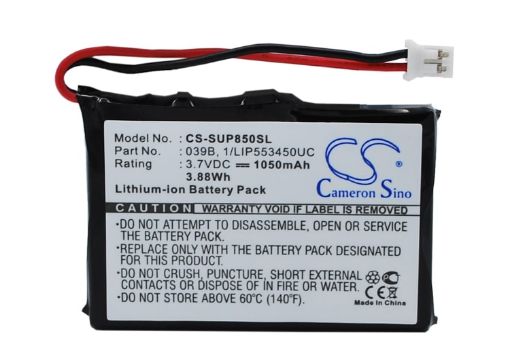 Battery Replacement Sureshotgps 039B 1/LIP553450UC for 1110-1 8800 - 1