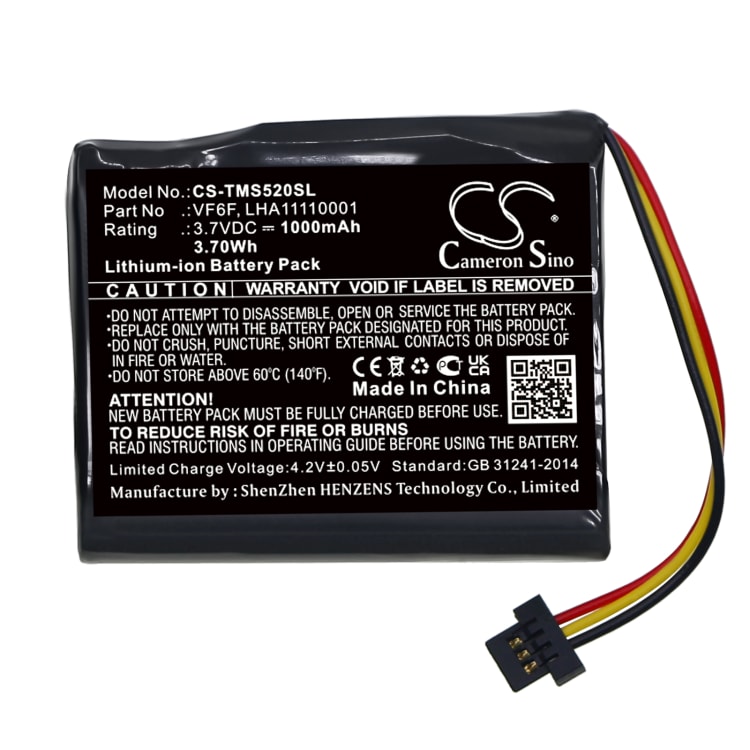 Tomtom Start 52 Battery Replacement LHA11110001 VF6F | Energystox.com