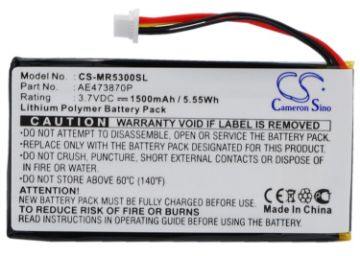 Magellan AE473870P Battery Replacement for Maestro 5300 & 5310 - 1