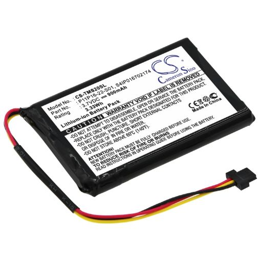 Battery Replacement Tomtom P11P16-22-S01 S4IP016702174 for 4ET0.002.07 Start XL - 1
