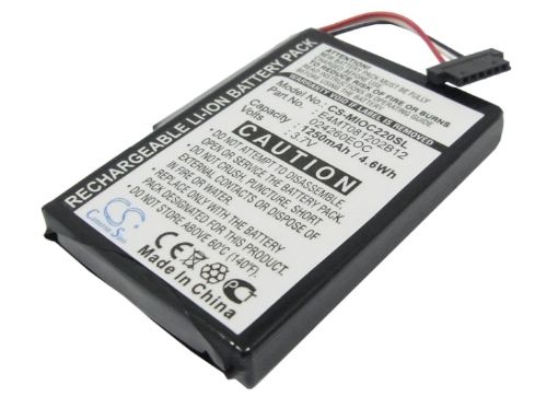 Battery Replacement Mitac 027260EOC E4MT081202B12 for Mio C210 C220 - 1