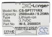 Battery Replacement Sprint 2500031 2500060 W-5 for AirCard 770S AirCard 771S - 5