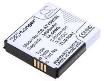 Alcatel TLi036A1 Battery Replacement for One Touch Link 4G+ LTE - 1
