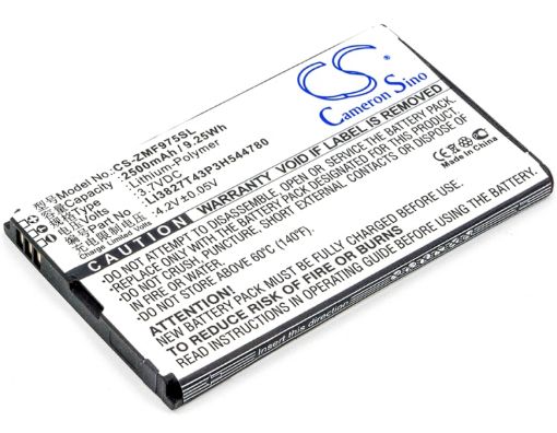 Battery Replacement Zte LI3827T43P3H544780 ZEBAU1 for 303ZT 305ZT - 1