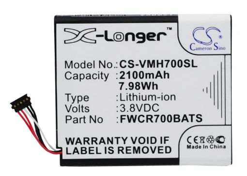Verizon FWCR700BATS ICP565156A Battery Replacement for Ellipsis Jetpack 4G - 1
