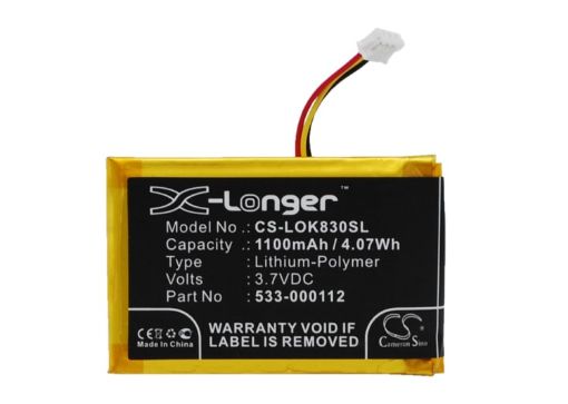 Logitech 533-000112 Battery Replacement for K830 Keyboard - 1