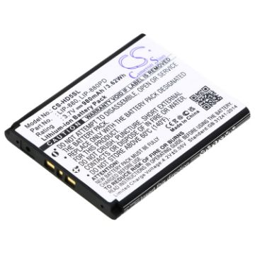 Sony 2-632-807-11 LIP-880 Battery Replacement for NW-HD5 - 1