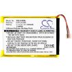 Battery Replacement Iriver KPPJFGB6 for Clix 2GB Clix 4GB - 3