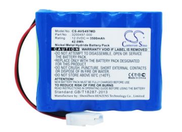 Battery Replacement Viasys Healthcare 21542 for AVEA T-Bird Ventilator - 1