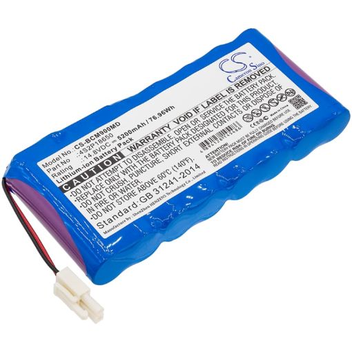 Biocare 4S2P18650 Battery Replacement for PM900 Patient Monitor - 1