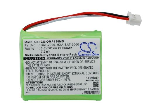 Picture of Battery Replacement Omron BAT-2000 HXA-BAT-2000 for HBP-1300 HBP-1300 blood pressure monito