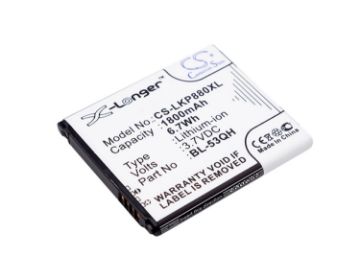 Picture of Battery Replacement Metropcs BL-53QH EAC61878605 for 4G LGMS870