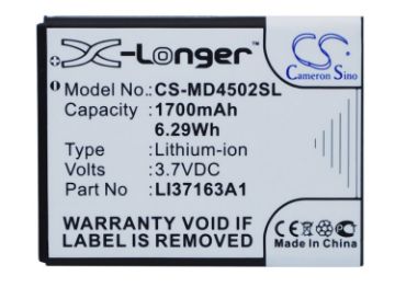 Medion LI37163A1 LI3716U Battery Replacement for Life E4502 P4013 - 1