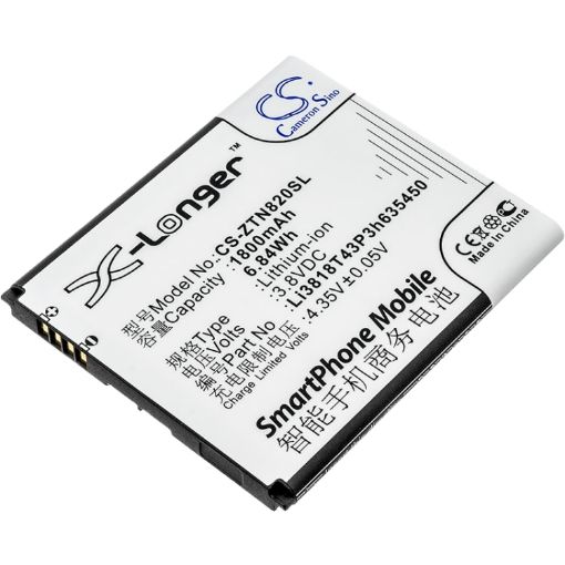 ZTE Li3818T43P3h635450 Battery Replacement for Obsidian Z820 - 1