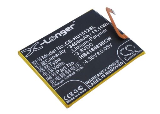 Replacement Battery Huawei HB416683ECW for Angler H1511 - 1