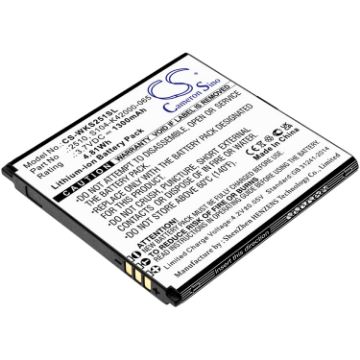 Battery Replacement Wiko 2510 S104-K42000-065 for Sunny 2 V2510 - 1
