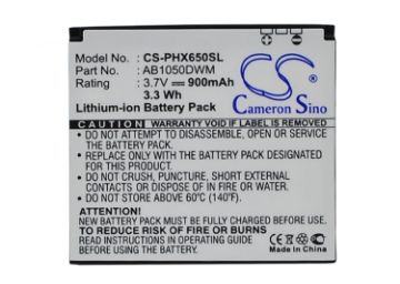 Replacement Battery Philips AB1050DWM for Xenium X510 X605 - 1