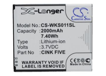 Battery Replacement Wiko CINK FIVE STAIRWAY for Cink Five Darknight - 1