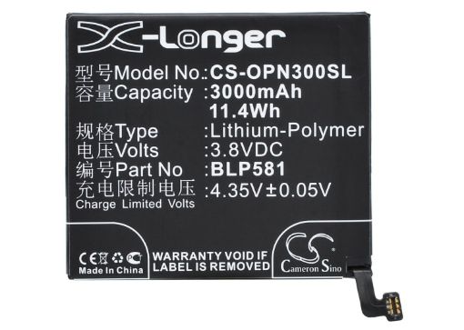 Battery Replacement Oppo BLP581 for N3 N3 Dual SIM - 1