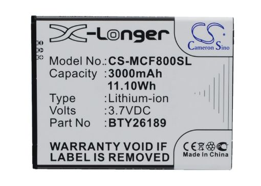 Picture of Battery Replacement Mobistel BTY26189 BTY26189Mobistel/STD for Cynus F8