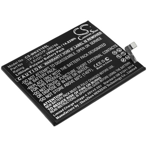Battery Replacement Wiko 386786 TPJ18K07P - 1