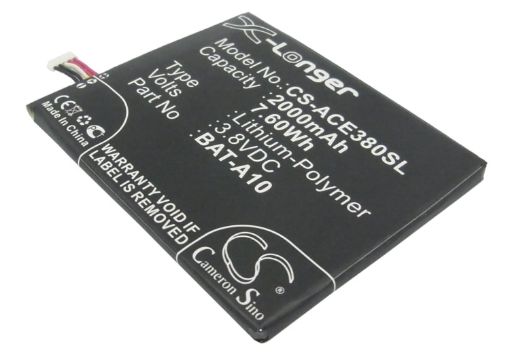 Battery Replacement Acer BAT-A10 KT.0010S.010 for E380 Liquid E3 - 1