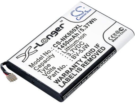 Replacement Battery Nokia BV-5JW for Lumia 800 - 1