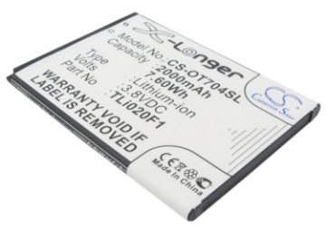 Alcatel TLi018B2 TLi019B1 TLi019B2 TLi020F1 TLi020F2 TLi020FA TLi020G1 Battery Replacement for 5044 5044D - 1
